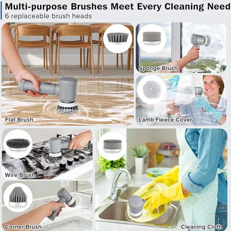 TurboScrub Electric Cleaning Brush