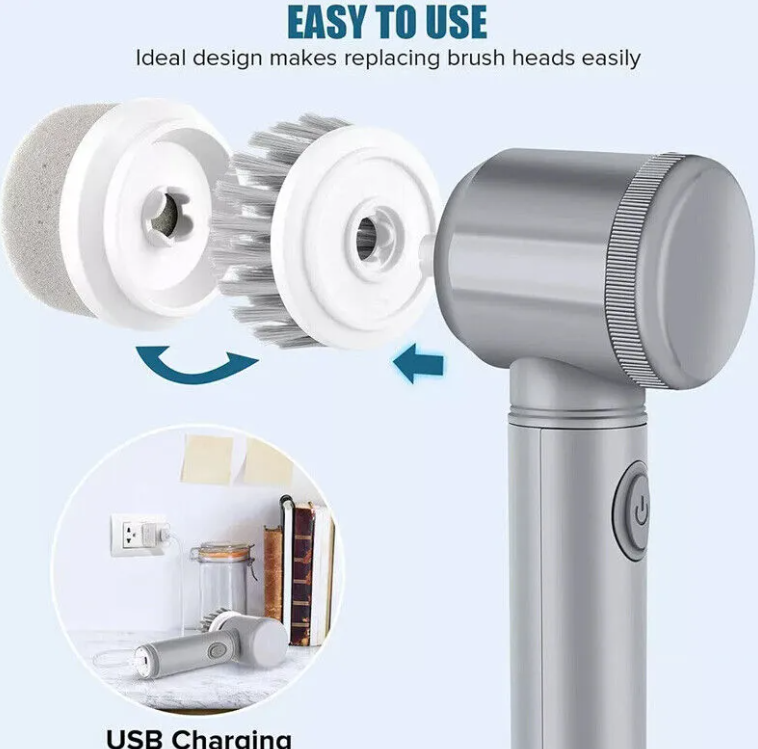 TurboScrub Electric Cleaning Brush